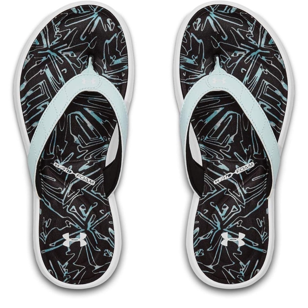 Under Armour Marbella VII Blue Haze Trace Multi T Flip Flop Sandals
